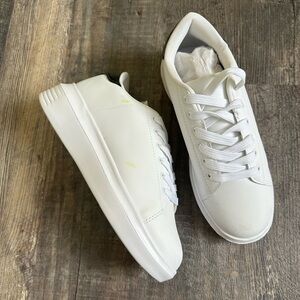 ASOS White Sneakers – McQueen Inspired – Size EU 40 / US 7 Black & White